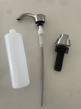 Stainless Steel Soap Dispenser Pump with Refill Bottle